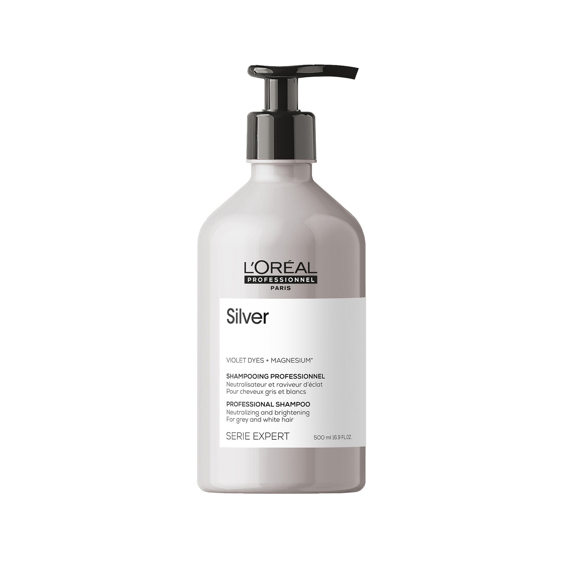 L'Oreal Serie Expert Silver shampoo bottle