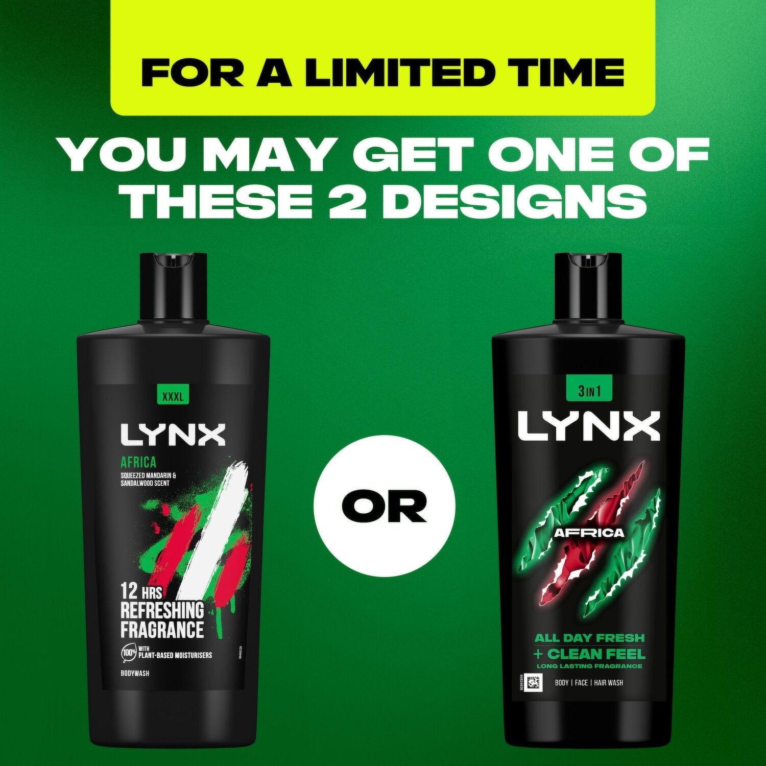 Lynx Africa Energy Boost XXXL Body Wash 700ml