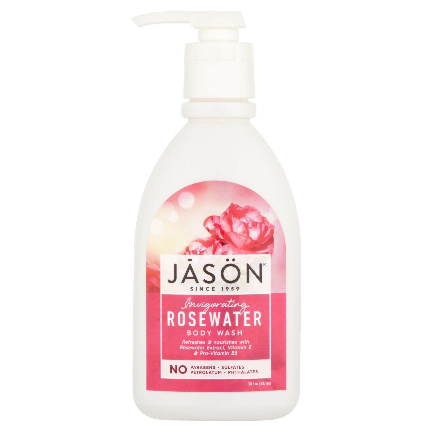 Jason Invigorating Rose Water Body Wash 887ml
