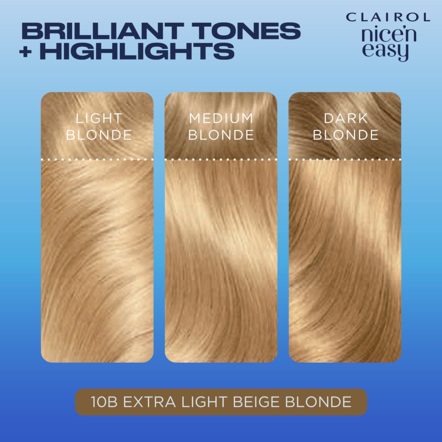 Clairol Nice N Easy Permanent Hair Color 10B Extra Light Beige Blonde
