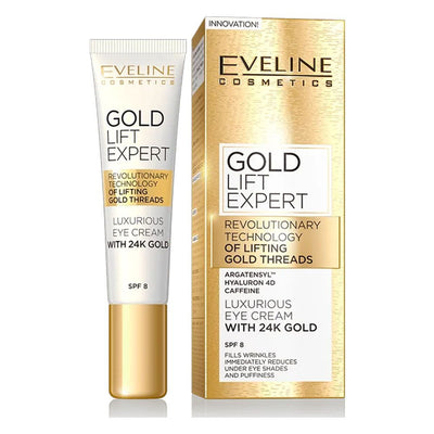 Eveline Gold Lift Expert 24K Gold Luxurious Eye Cream 15ml
