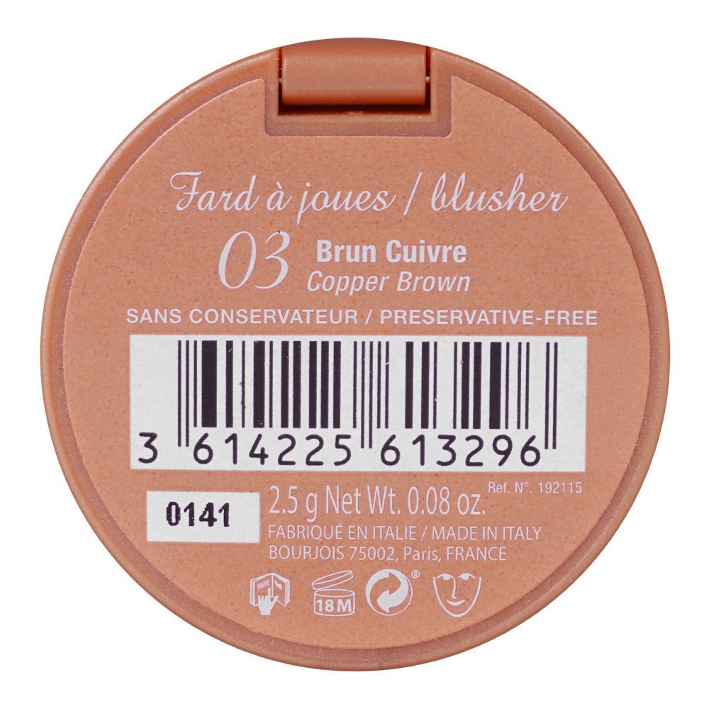 Bourjois Little Round Pot Blusher 3 Brun Cuivre 2.5g