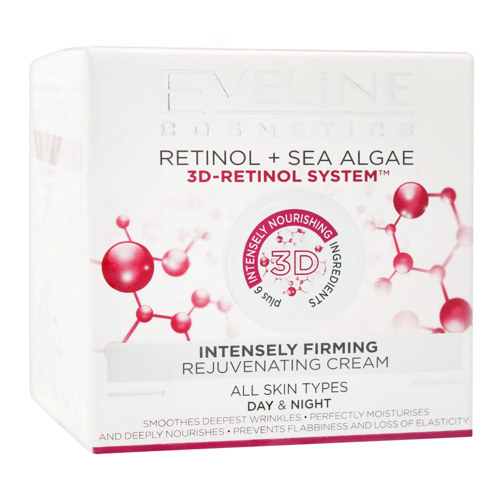 Eveline Retinol Sea Algae 3D Retinol System Intensely Firming Rejuvenating Cream 50ml