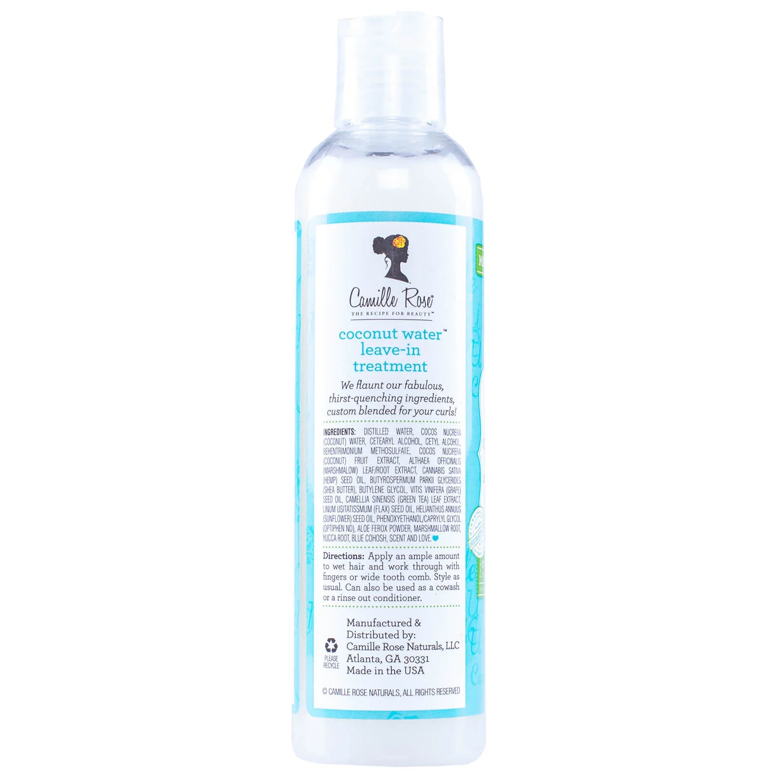 Camille Rose Naturals Coconut Water Leave In Treatment 240ml