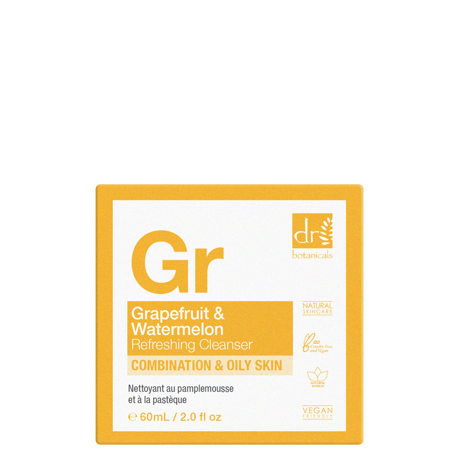 Dr Botanicals Gr Cleanser Grapefruit And Watermelon Refreshing Cleanser 60ml