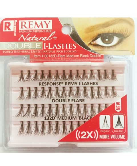 Bee Sales Remy Response I Lashes Double Flare Black