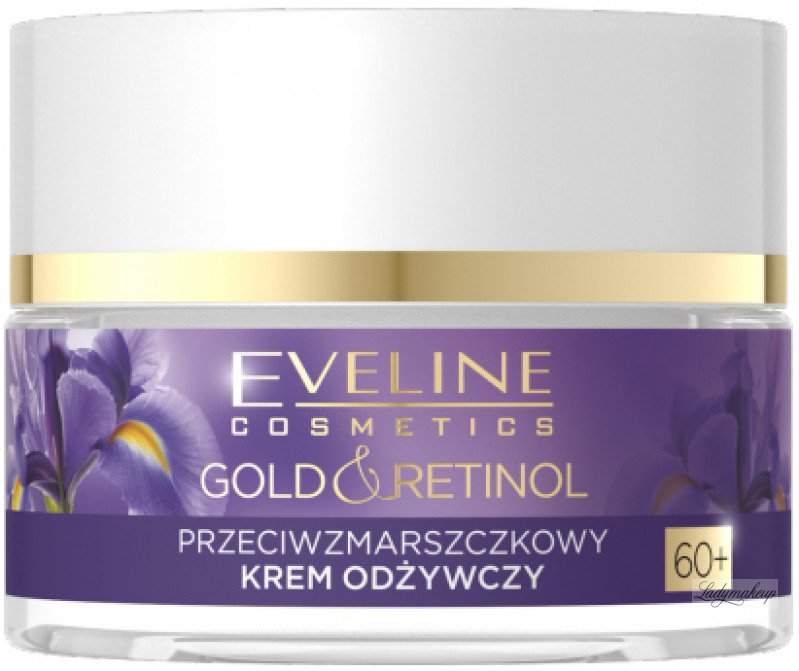 Eveline Gold Retinol Anti Wrinkle Nourishing Cream 60 Plus 50ml