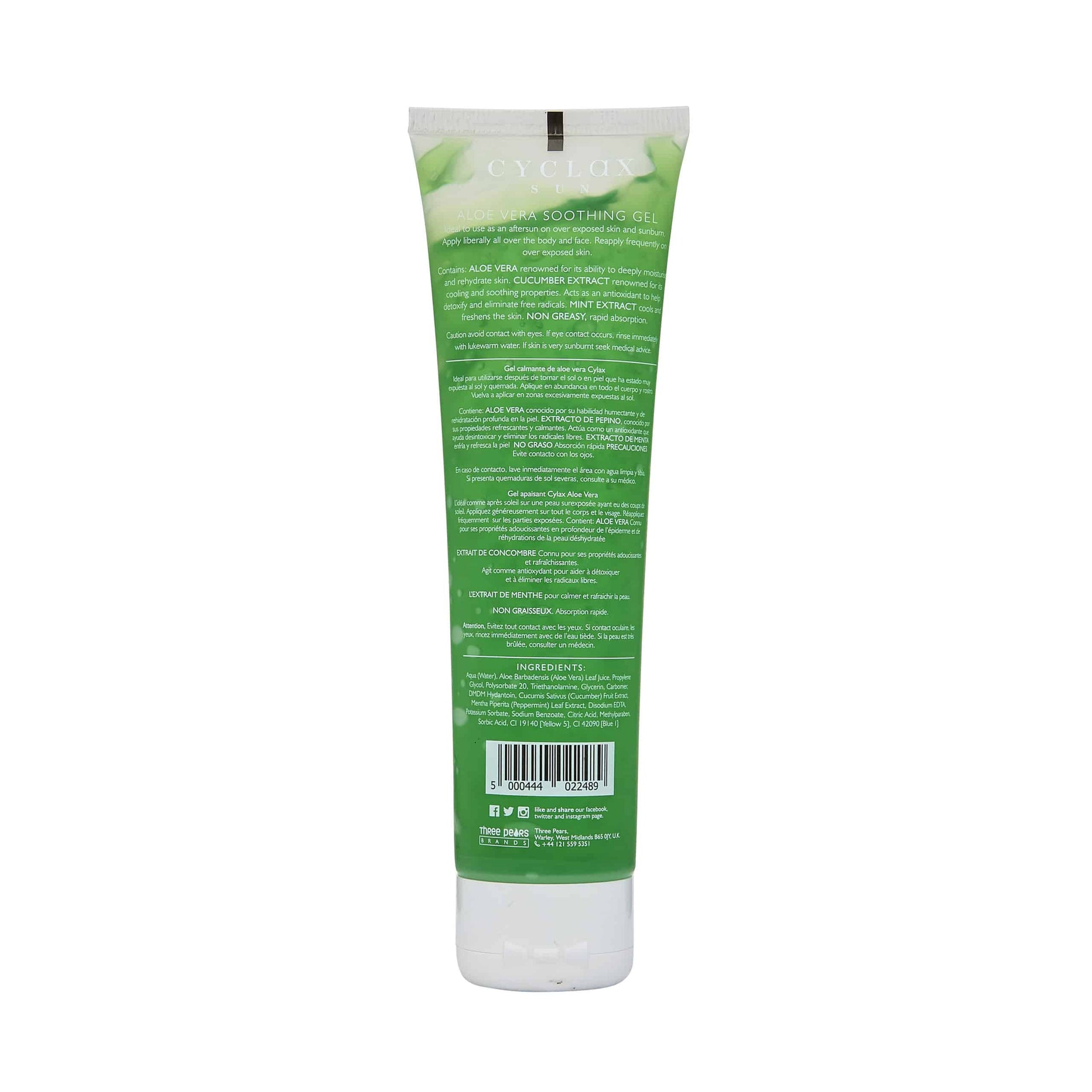 Three Pears Cyclax Sun Aloe Vera Soothing Gel 100ml