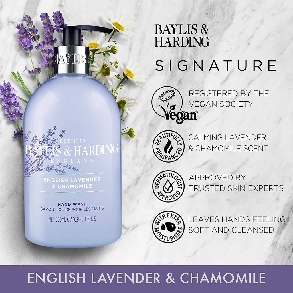Baylis And Harding Baylis English Lavender And Chamomile Hand Wash 500ml