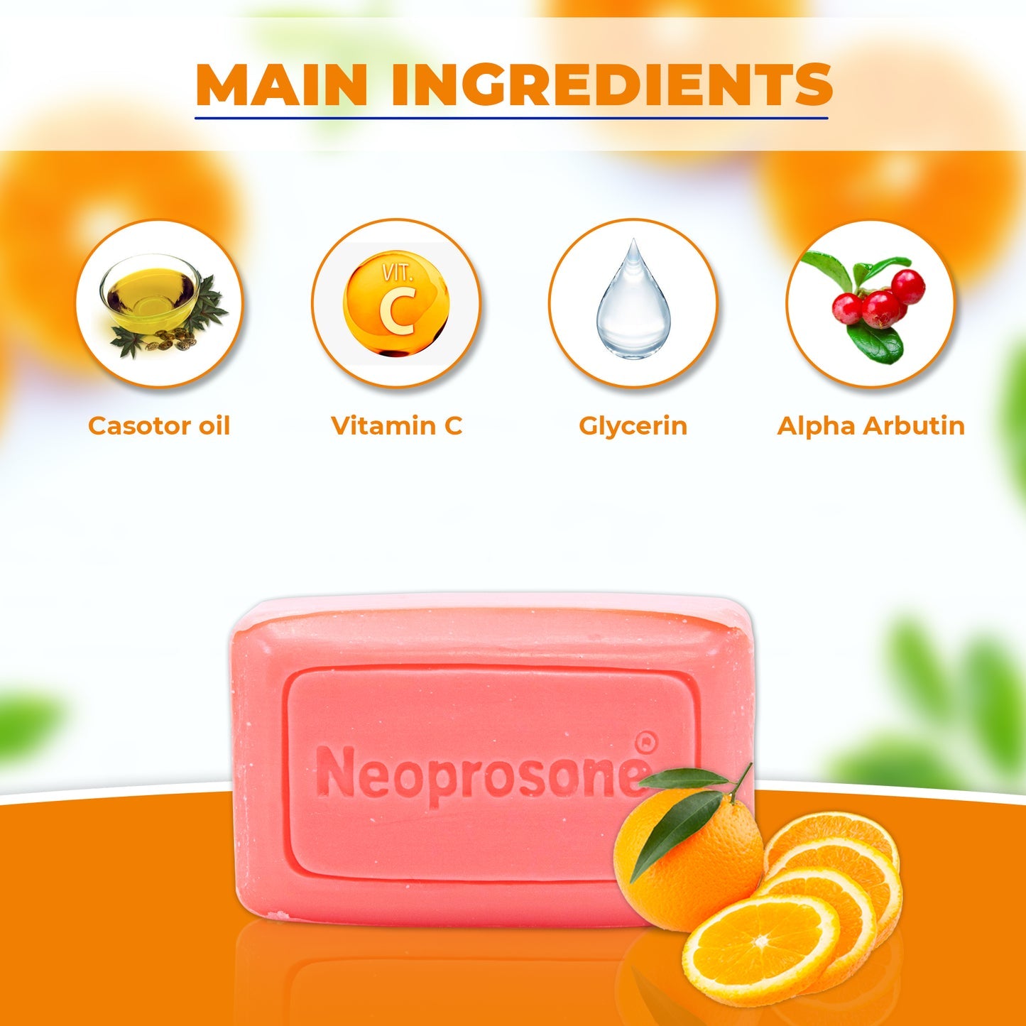 Mitchell Neoprosone Soap with Vitamin C 80g / 200g