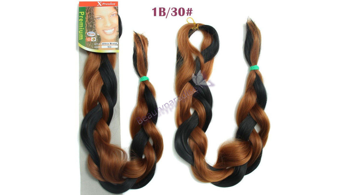 X Pression Syn Ultra Braid X-PRESSION Ultra Hair Braid (Braiding) Extension (Choice of Colours)