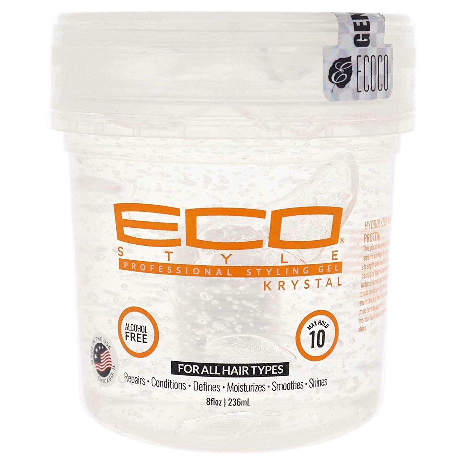 Eco Style Professional Styling Gel Krystal Styling Gel - All Sizes