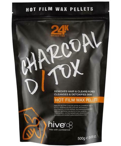 Hive 24K Collection Charcoal D Tox Hot Film Wax Pellets