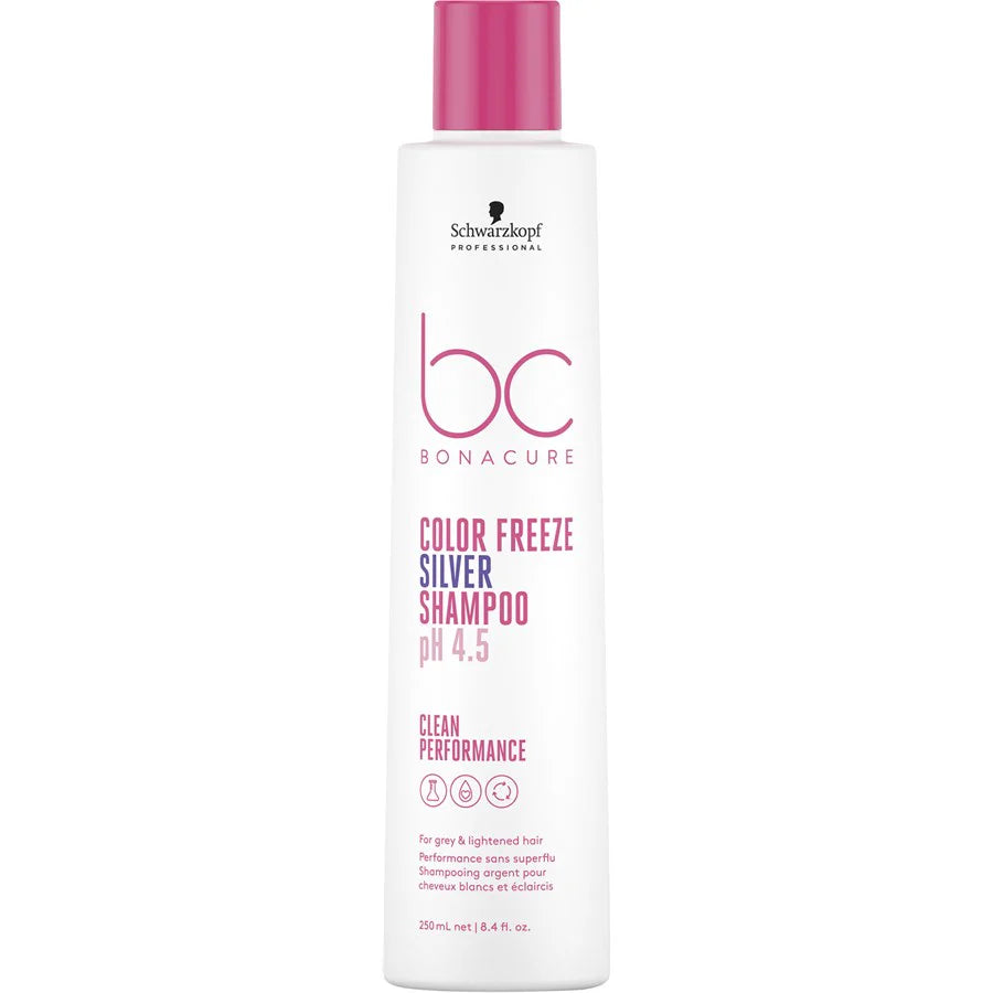 Schwarzkopf BC Bonacure PH 4.5 Color Freeze Silver Shampoo, 250ml / 1L