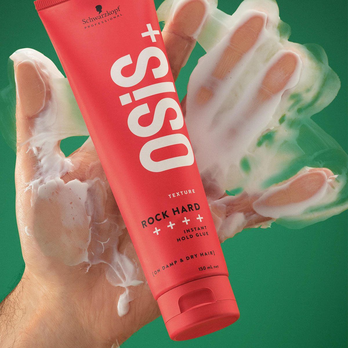 Schwarzkopf Osis Plus Texture Rock Hard Instant Hold Glue - 150ml