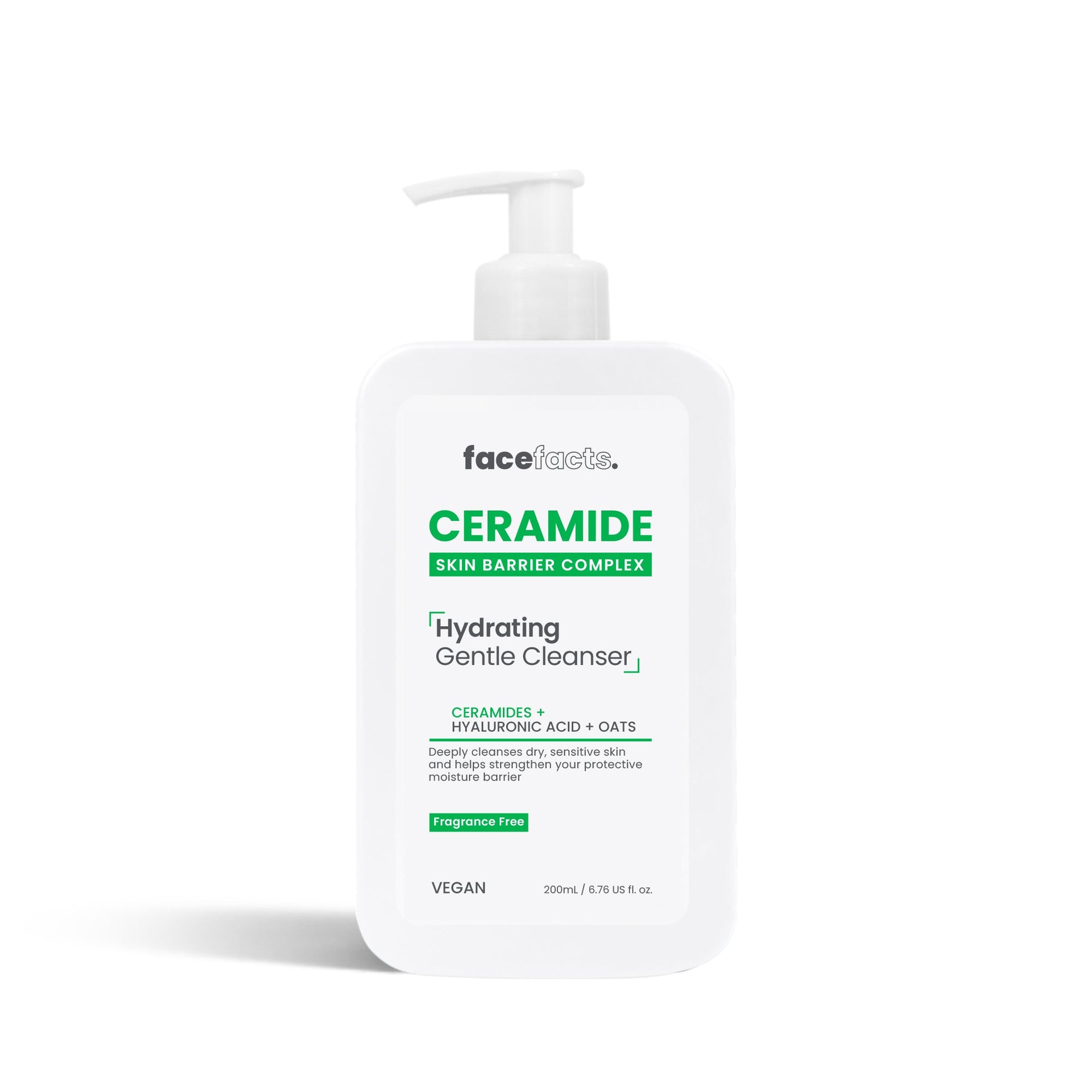 Face Facts Ceramide Hydrating Gentle Cleanser 200ml / 400ml