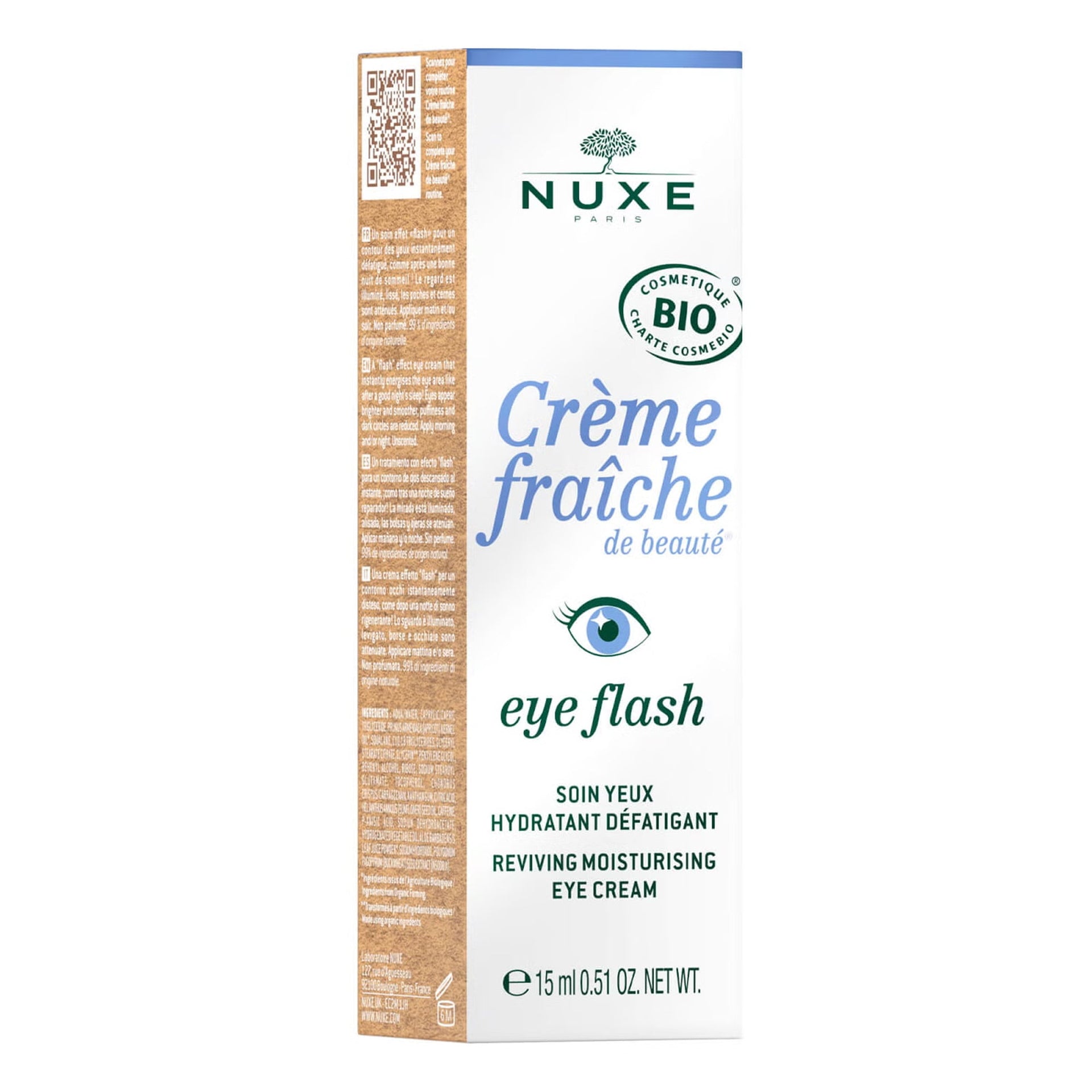 Nuxe Creme Fraiche De Beaute Eye Flash Reviving Moisturising Eye Cream 15ml