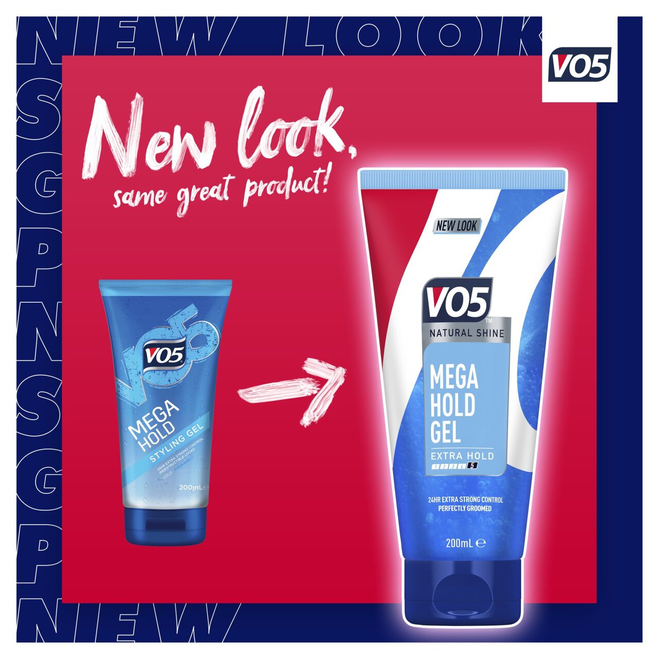 VO5 Styling Gel Mega Hold Control 200ml