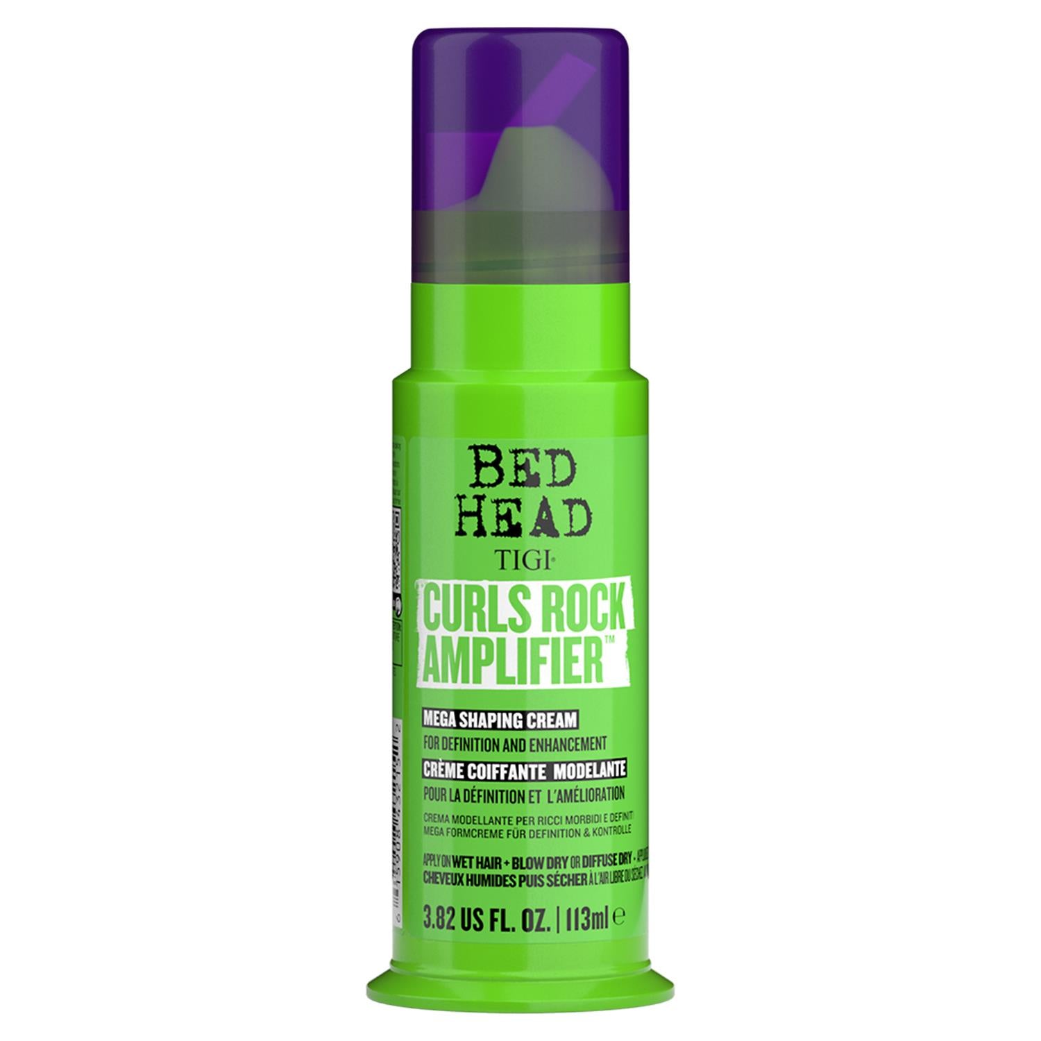Bed Head by TIGI Curls Rock Amplifier Hair Cream for Curly or Wavy Hair, 113ml