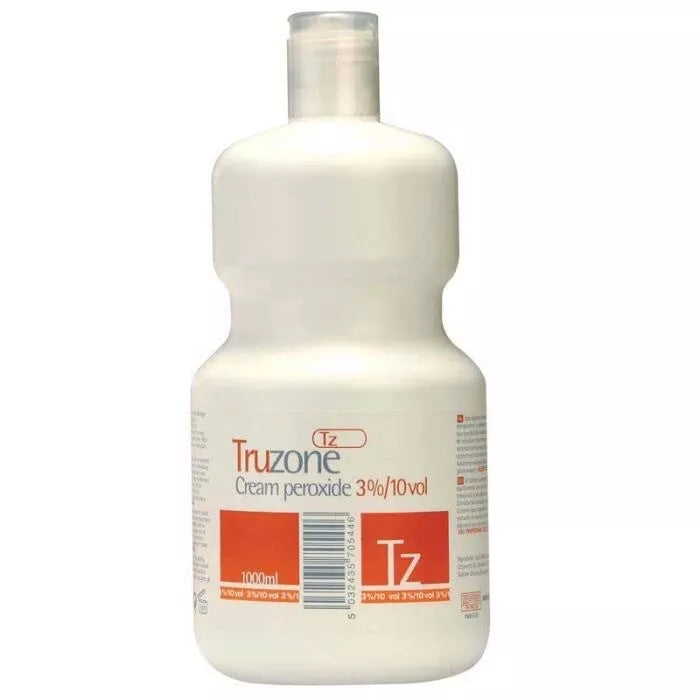Truzone Cream Peroxide Hair Color Styling Tone Developer Bleach 250ml , 1000ml
