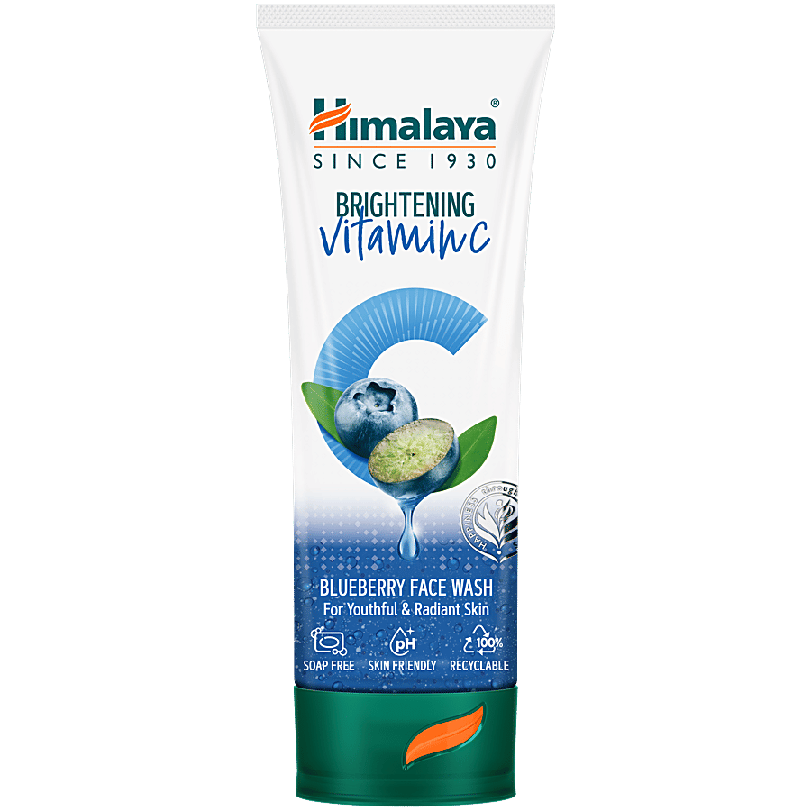 Himalaya Brightening Vitamin C Blueberry Face Wash 100ml