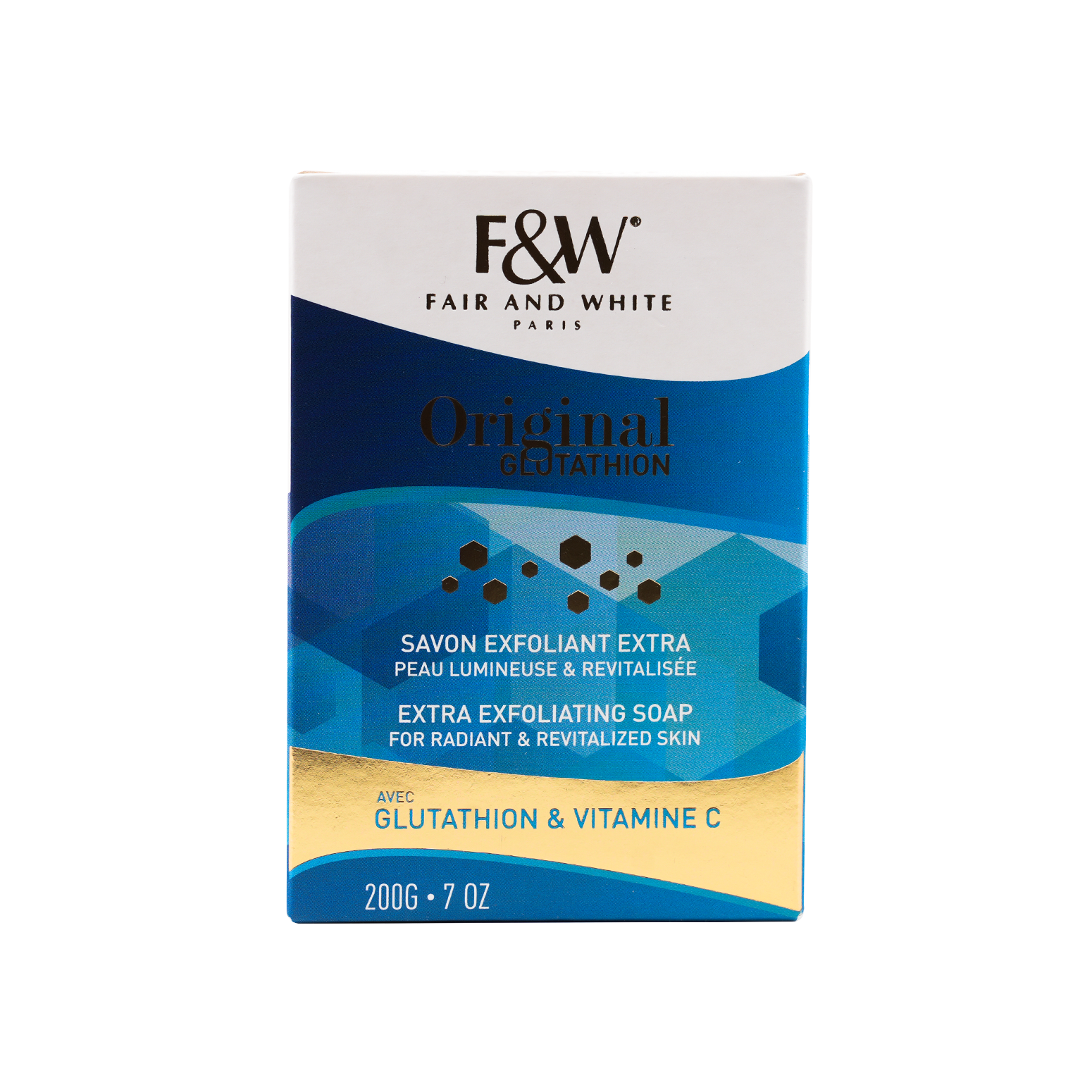 F & W Original Glutathion Extra Exfoliating Soap 200g