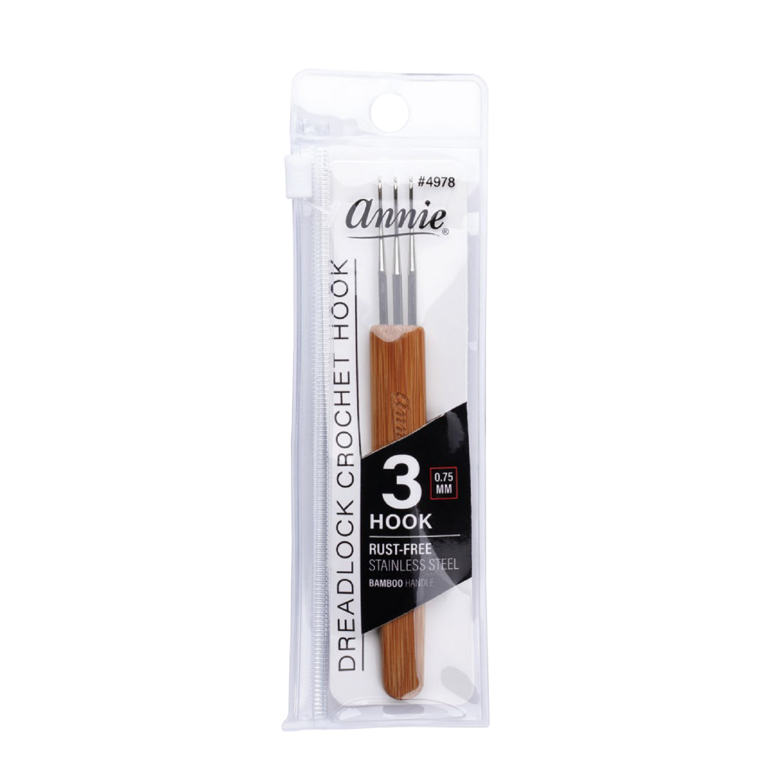 Annie Rust Free Stainless Steel Dreadlock Crochet Hook 4978