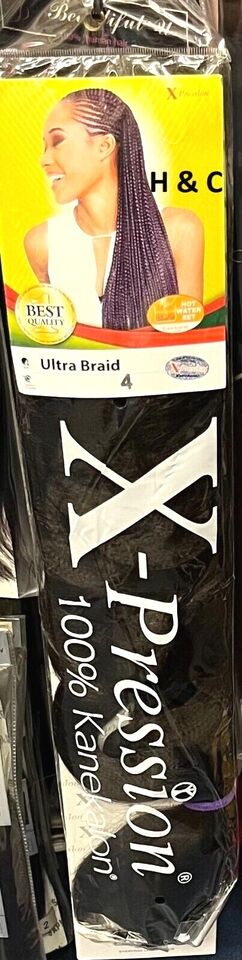 X Pression Syn Ultra Braid X-PRESSION Ultra Hair Braid (Braiding) Extension (Choice of Colours)