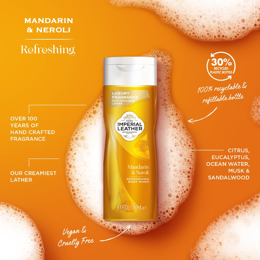 Cussons Imperial Leather Mandarin And Neroli Refreshing Body Wash 250ml / 500ml