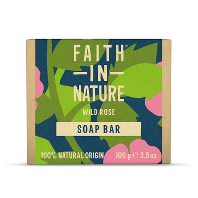 Faith In Nature Wild Rose Soap Bar 100g