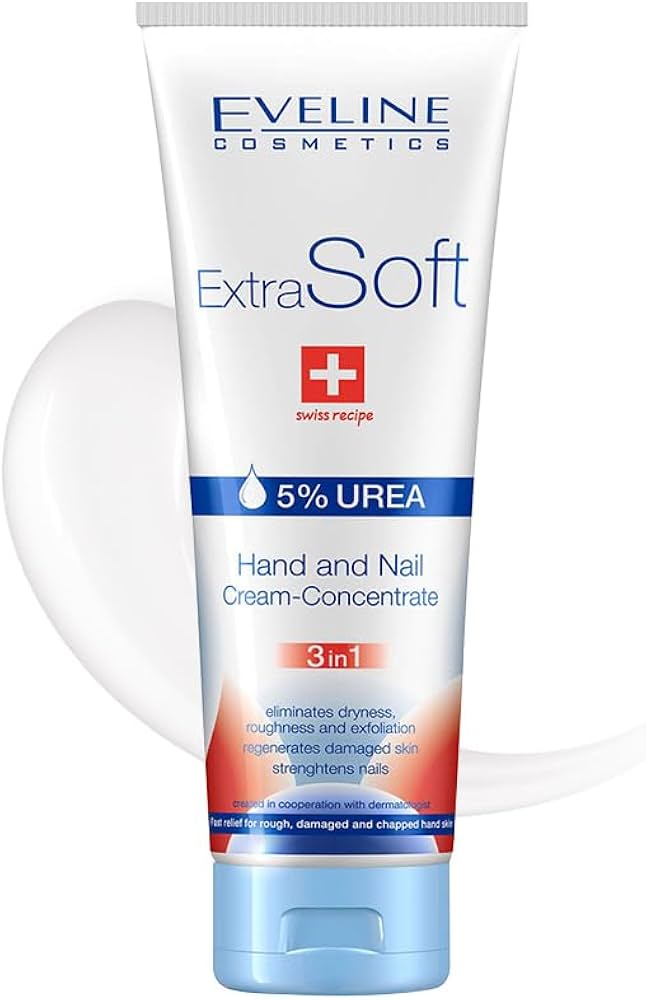 Eveline Extra Soft 5 Percent Urea 3 In 1 Hand Nail Cream 100ml