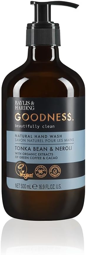 Baylis And Harding Goodness Tonka Bean And Neroli Natural Hand Wash 500ml