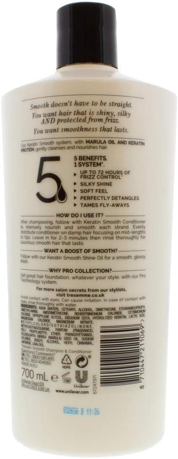TRESemme Pro Collection Keratin Smooth Conditioner With Marula Oil 700ml