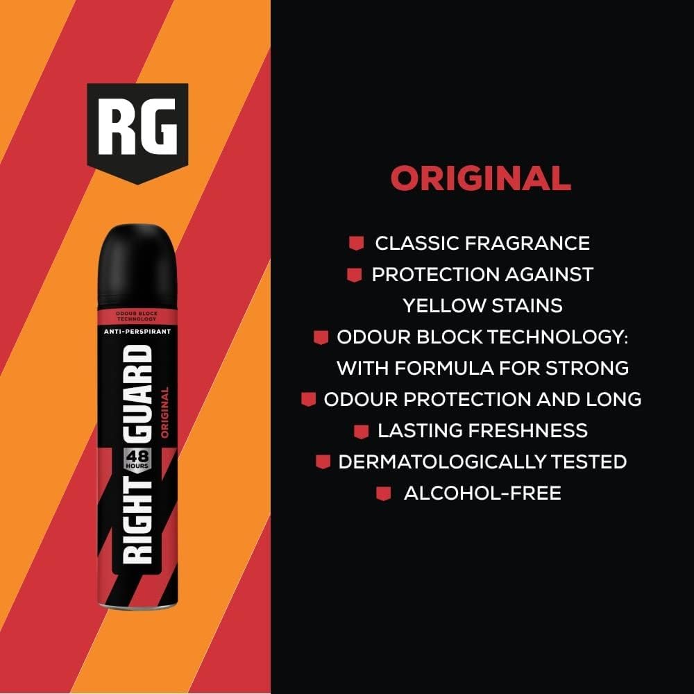 Schwarzkopf Right Guard Total Defence Original 48H Anti Perspirant 150ml