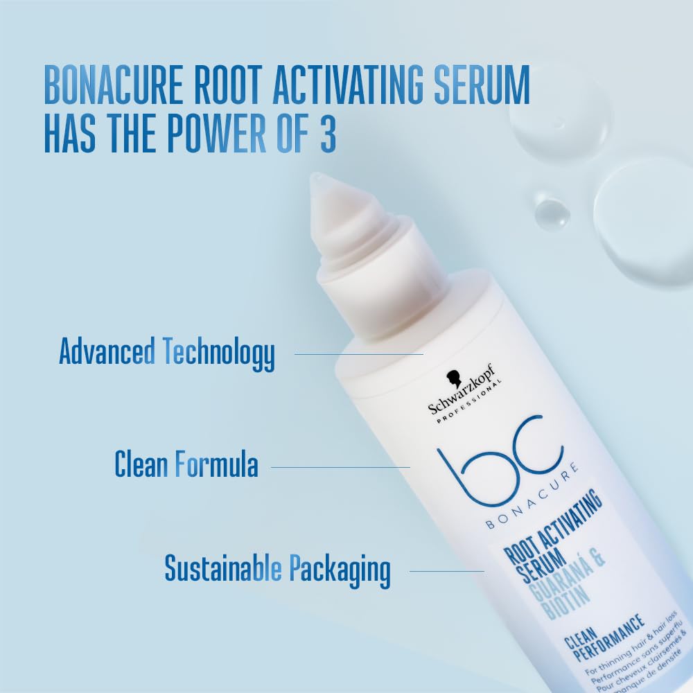 Schwarzkopf Bonacure Guarana And Biotin Root Activating Serum 100ml