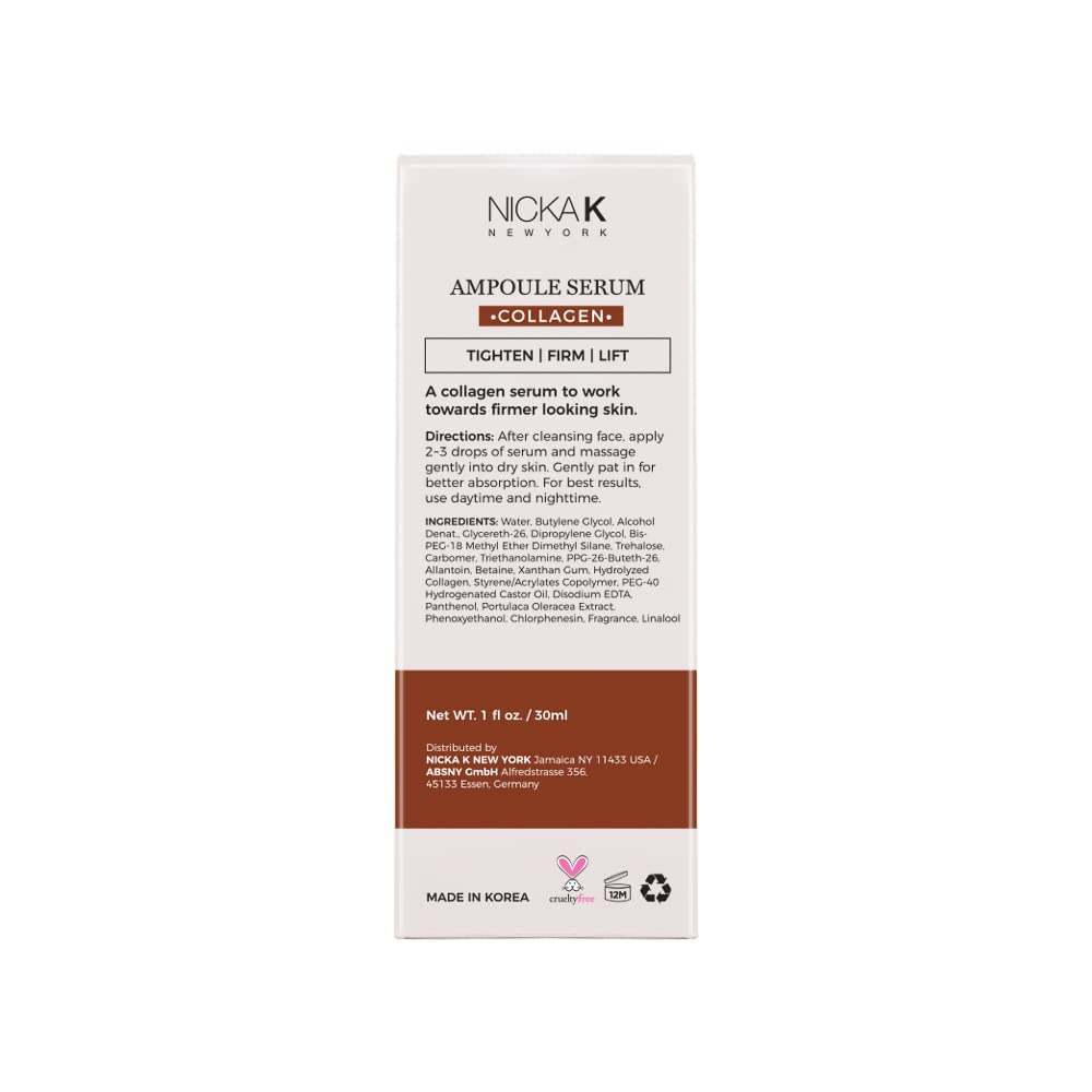 NICKA K NEWYORK Nicka K Tighten Collagen Ampoule Serum 30ml