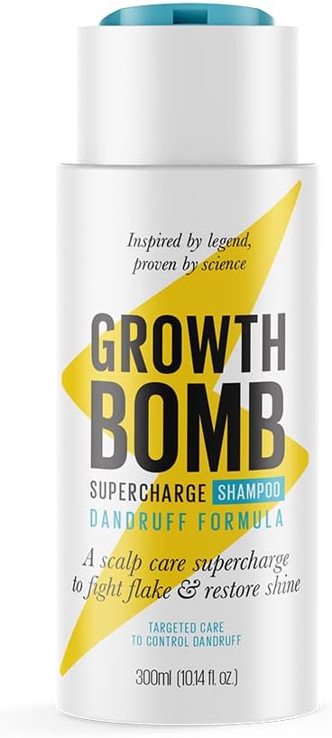Growth Bomb Dandruff Formula Supercharge Shampoo 300ml