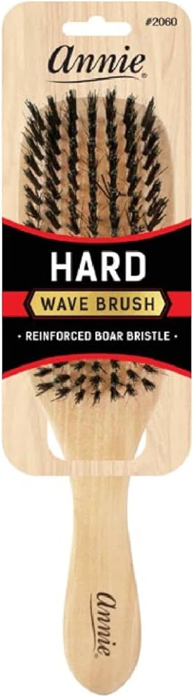 Annie Natural Boar Bristle Hard Wave Brush 2060
