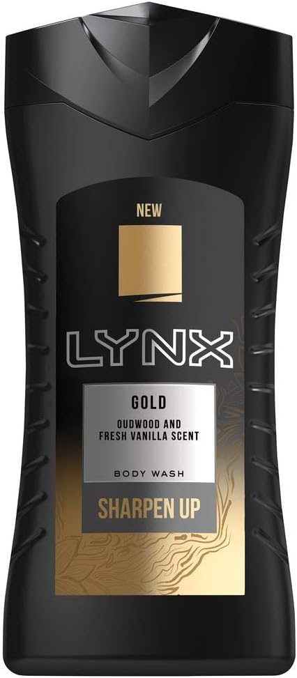 Lynx Gold Oud Wood And Dark Vanilla Sharpen Up Body Wash 500ml