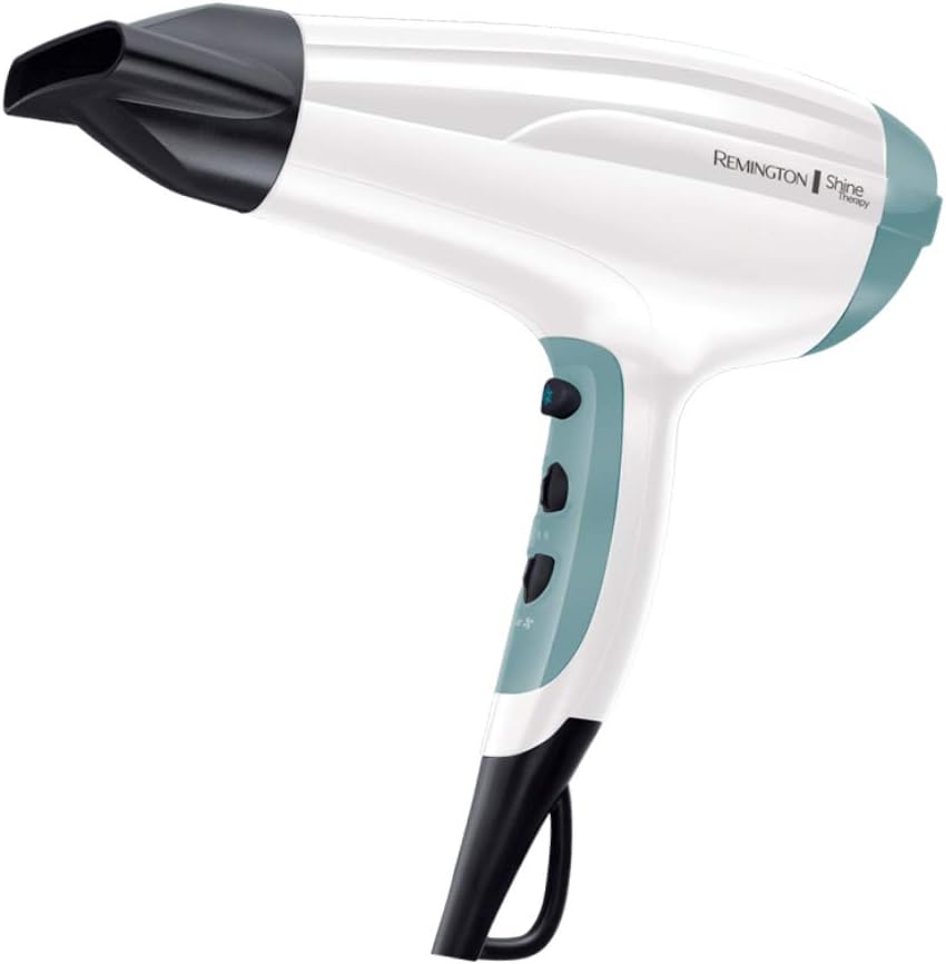 Remington Shine Therapy D5216 Hair Dryer White And Teal