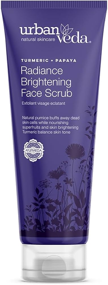Urban Veda Turmeric Papaya Radiance Brightening Face Scrub 125ml