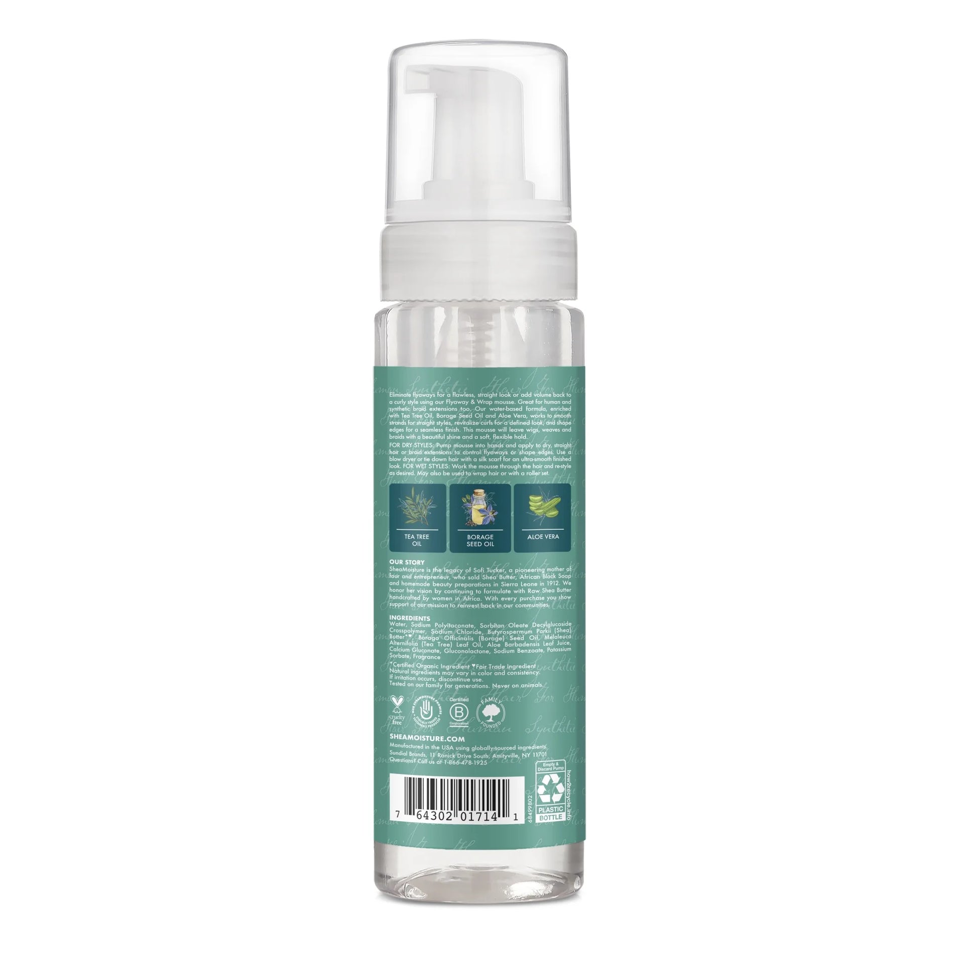 Shea Moisture Wig And Weave Flyaway And Wrap Mousse 222ml