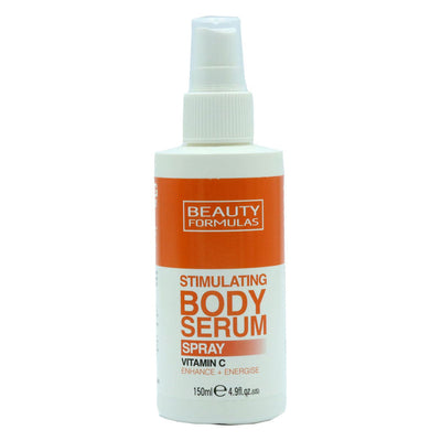 Beauty Formulas Stimulating Body Serum Spray With Vitamin C 150ml