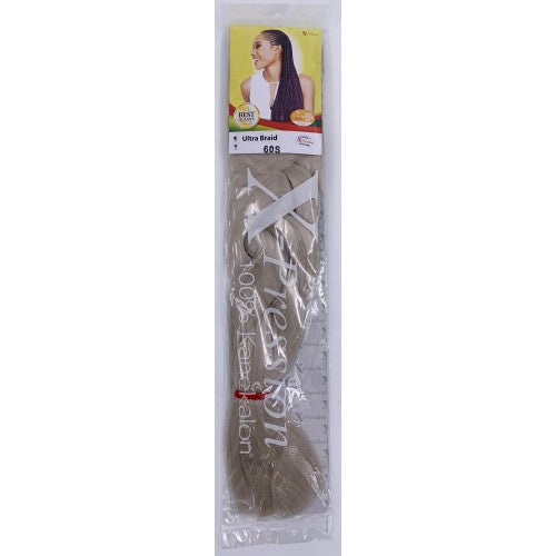 X Pression Syn Ultra Braid X-PRESSION Ultra Hair Braid (Braiding) Extension (Choice of Colours)