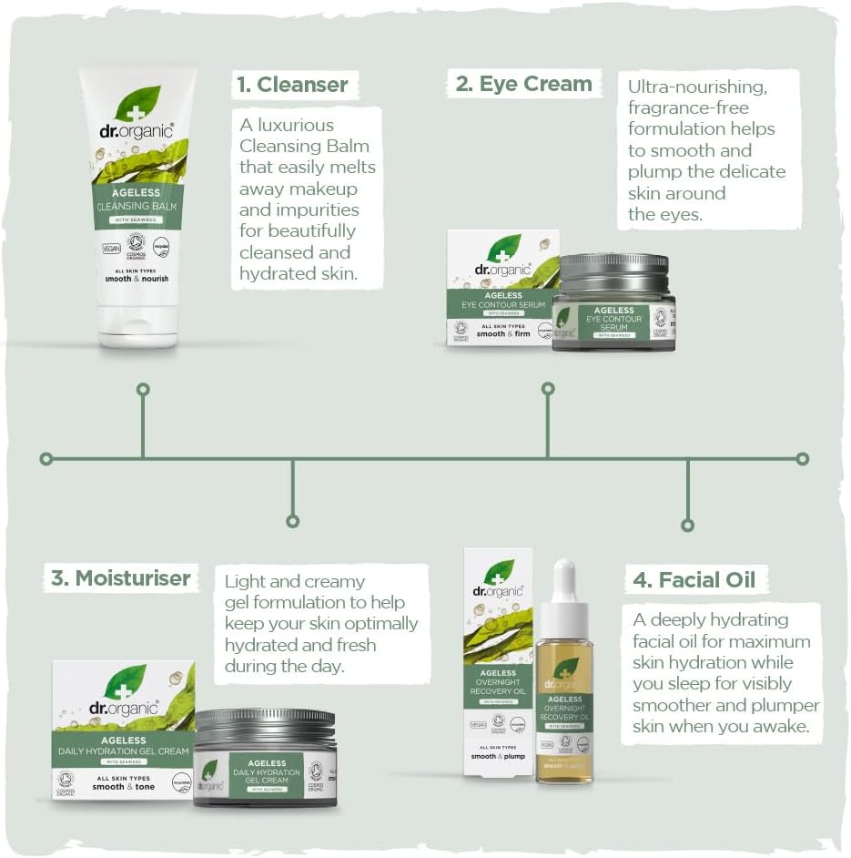 Dr Organic Ageless Cleansing Balm With Seaweed 100ml