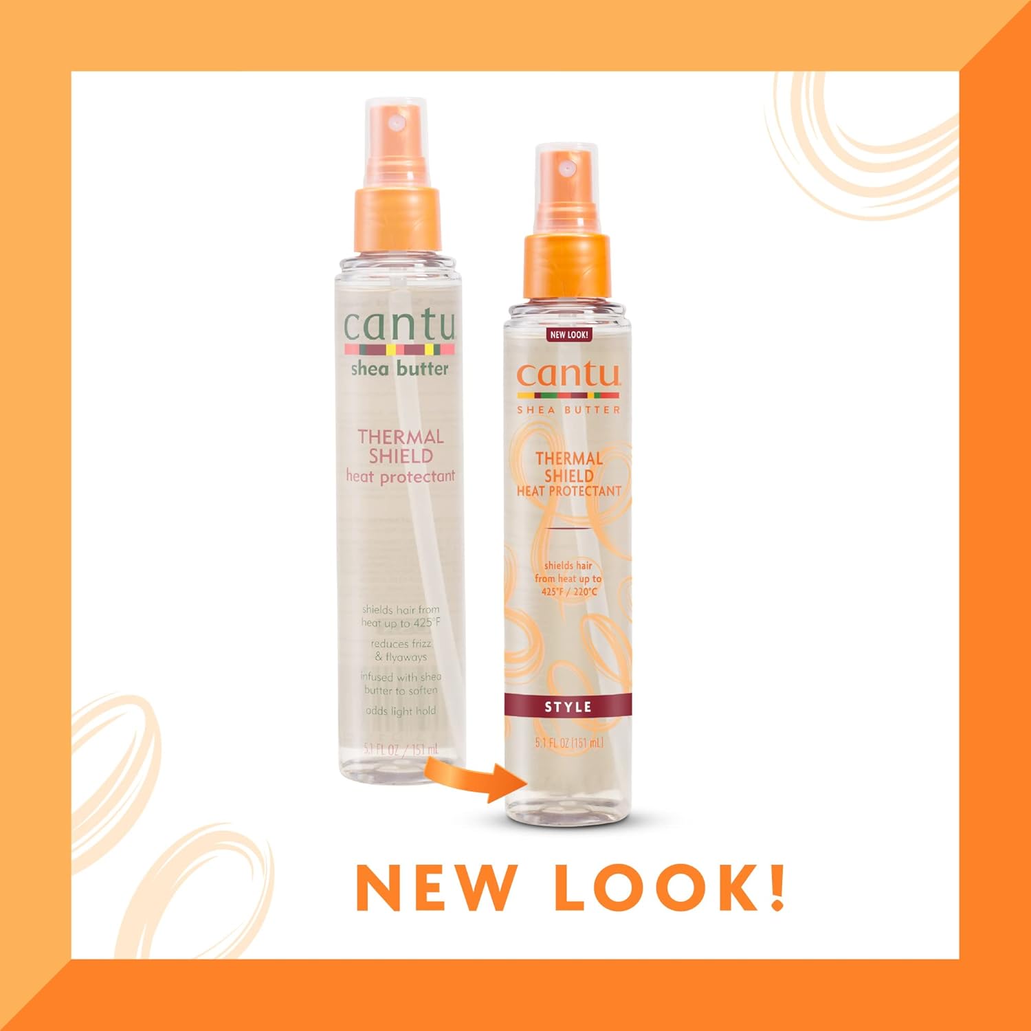 Cantu Shea Butter Thermal Shield Heat Protectant 151ml - Afro Hair Boutique