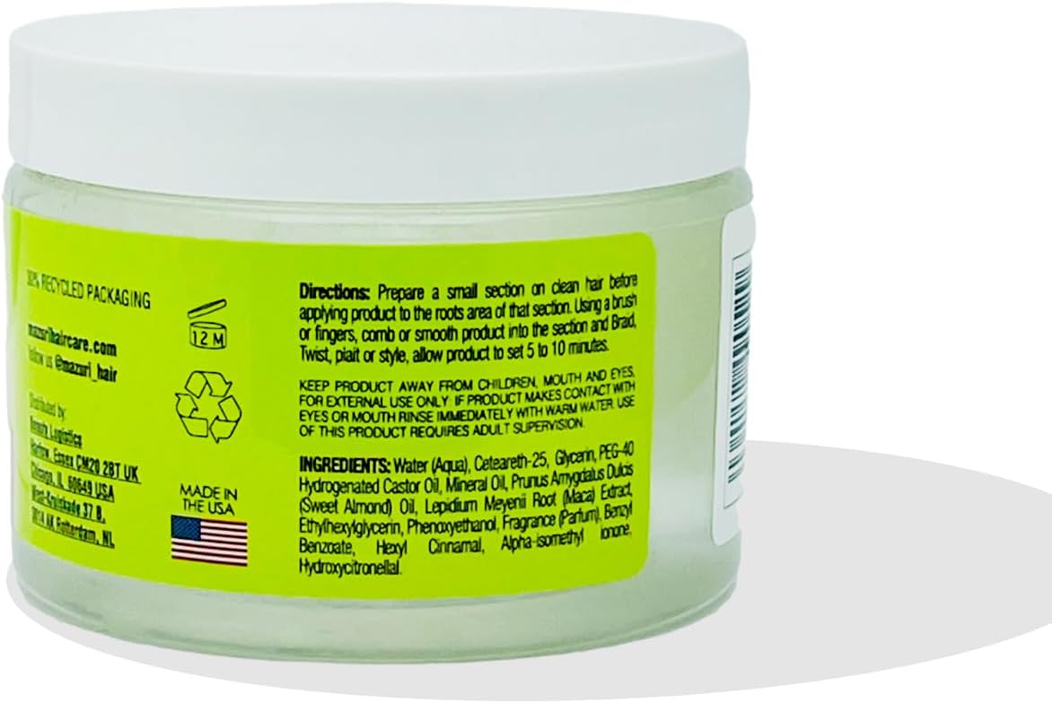 Mazuri Braiders Gel Controls Edges And Ends With Almond Oil & Maca Root 355ml
