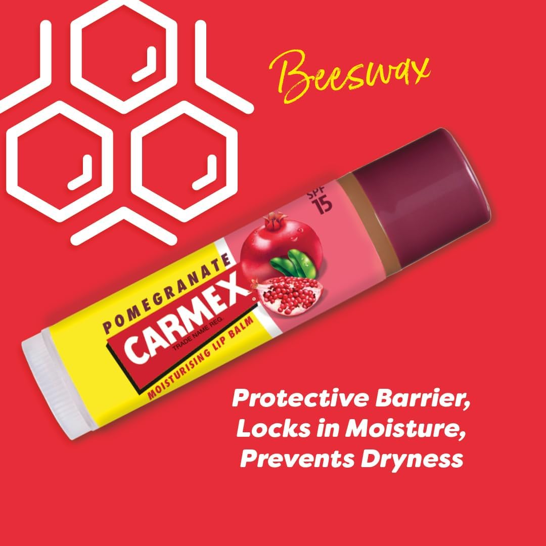 Carma Laboratories Moisturising Lip Balm Stick Pomegranate 4.25g