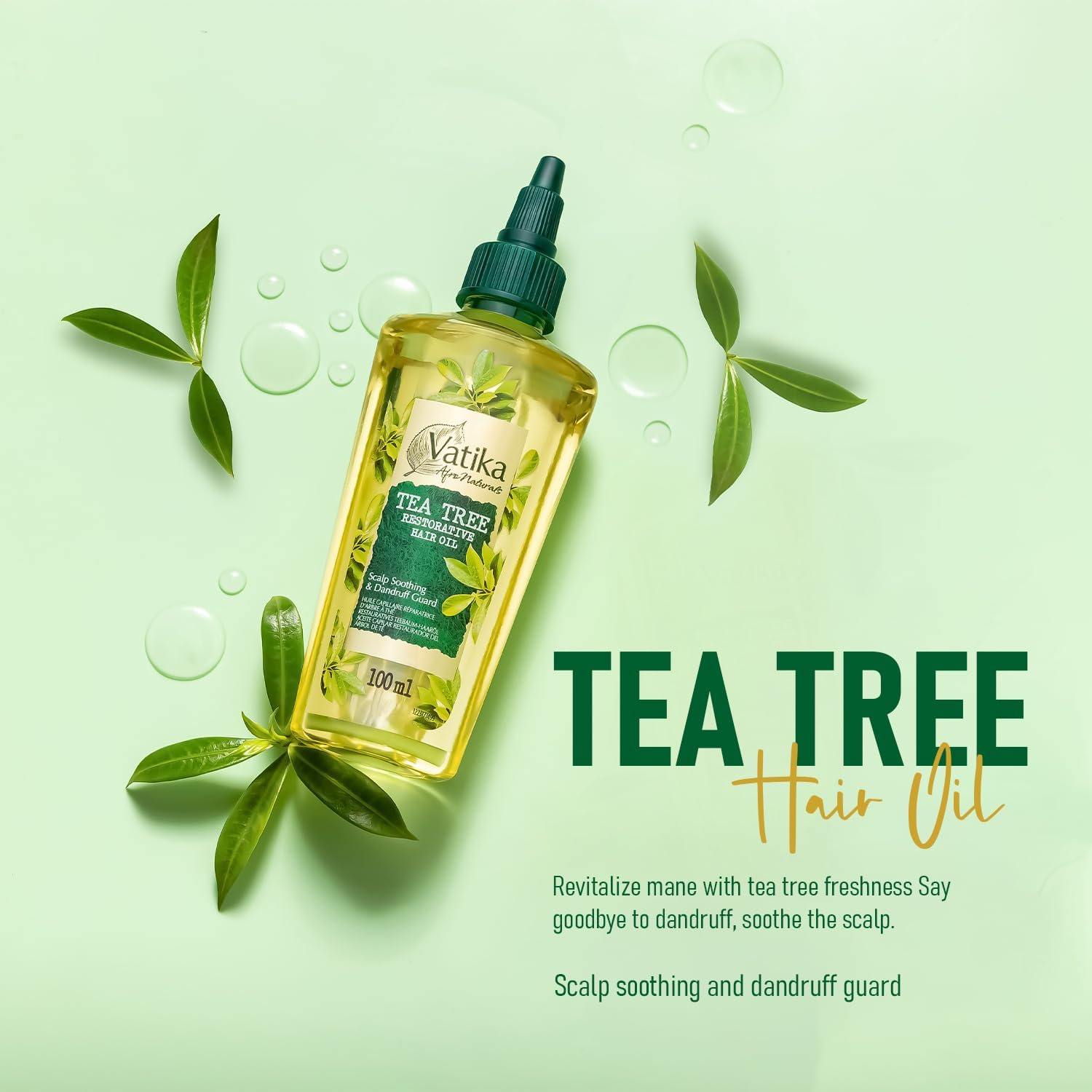 Dabur Vatika Afro Naturals Tea Tree Restorative Hair Oil 100ml