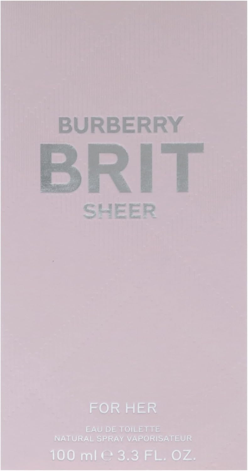 Burberry Brit Sheer For Her Eau De Toilette 100ml